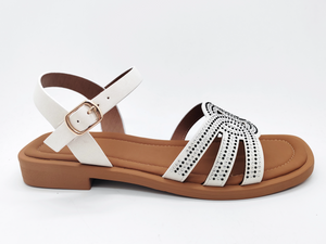 Sandalias de señora transpirables brillantes elegantes de verano