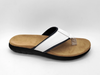 Sandalias blancas cómodas para hombre con efecto visual fresco