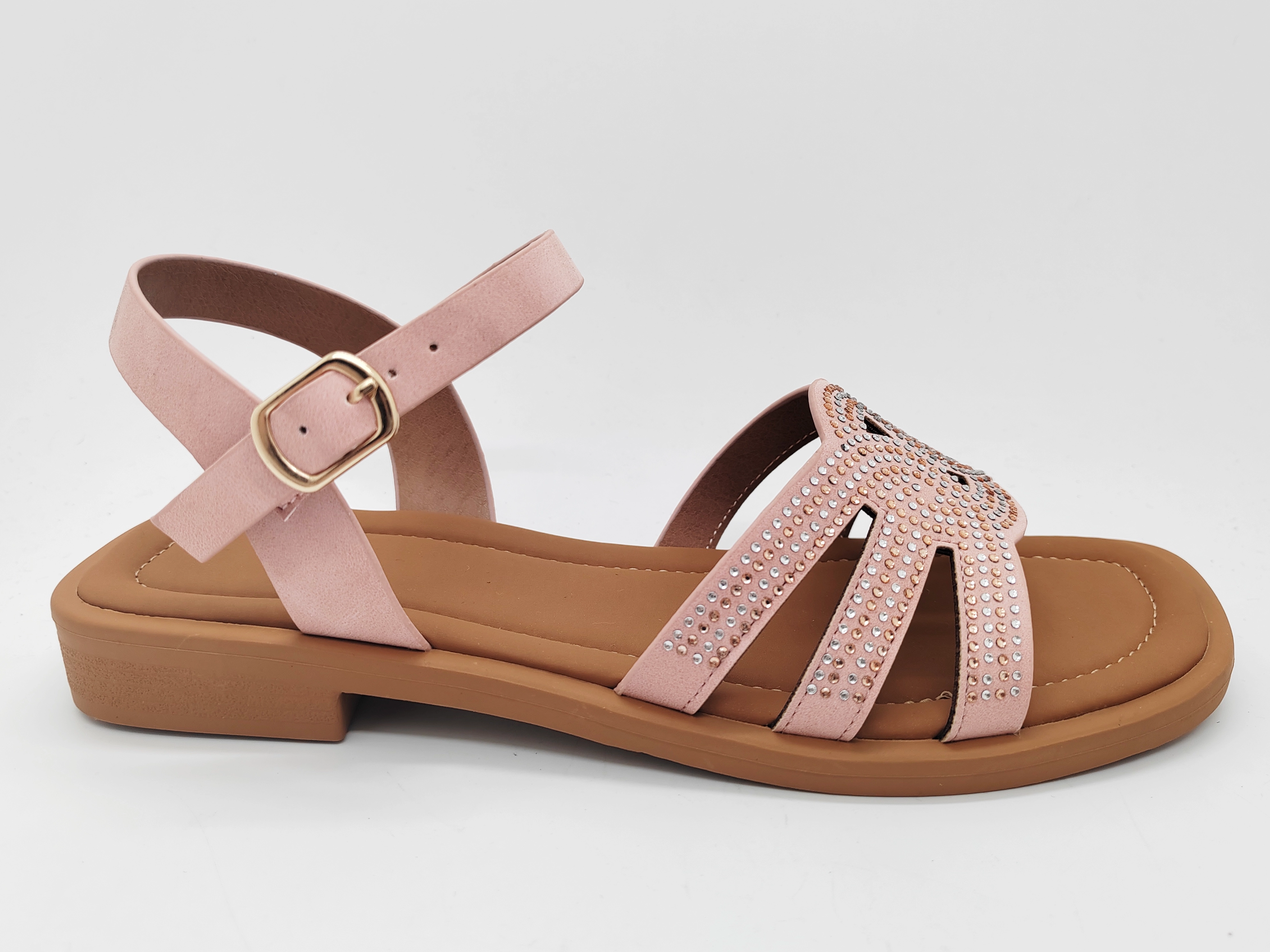 Sandalias de señora transpirables brillantes elegantes de verano