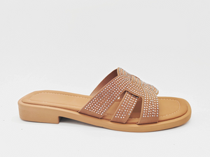 Deslumbrantes diamantes grandes encanto femenino exquisitas sandalias de dama