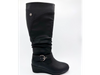 Botas de mujer con hebilla y tubo alto, elegantes y cálidas