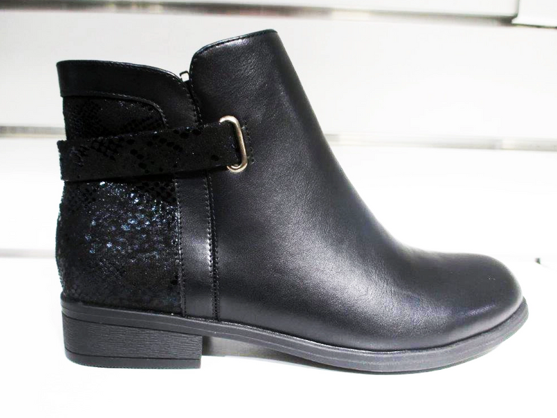 Botas de mujer de alta calidad cálidas de moda negra