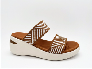 Sandalias de señora de moda retro retro estilo vintage