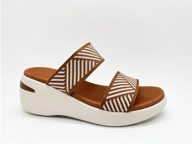 Sandalias de señora de moda retro retro estilo vintage