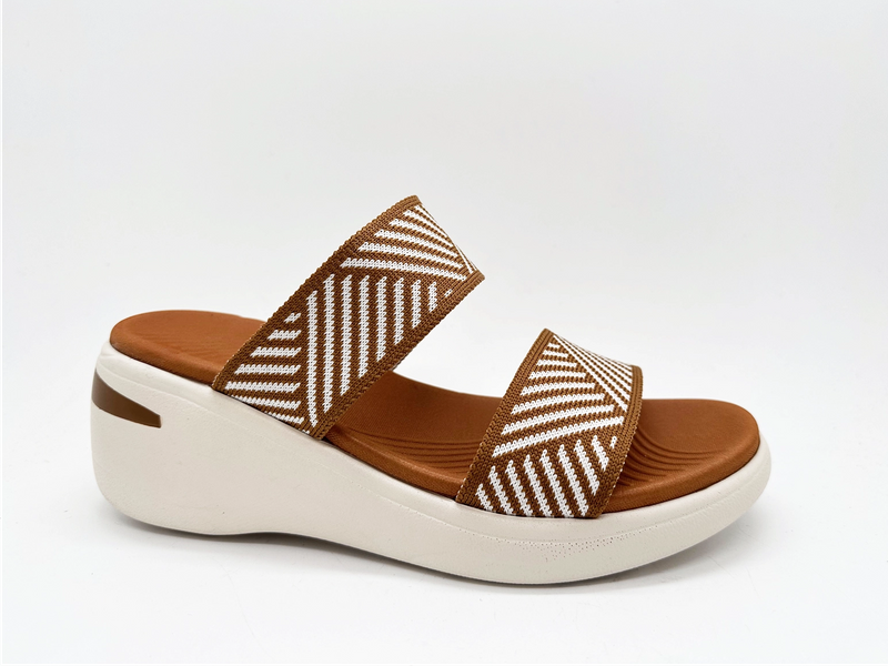 Sandalias de señora de moda retro retro estilo vintage