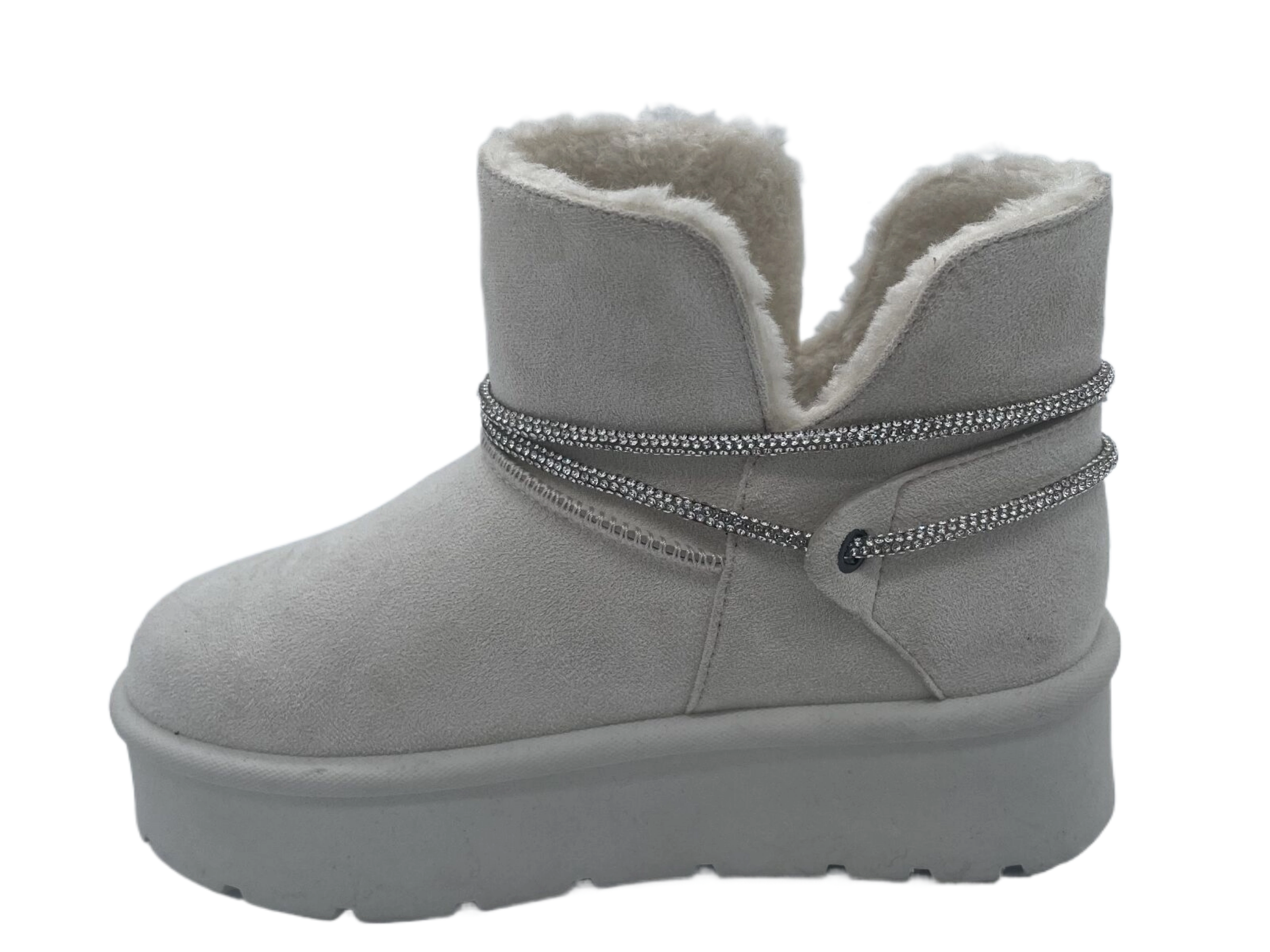 Bota de nieve para mujer deslumbrante, acogedora y duradera
