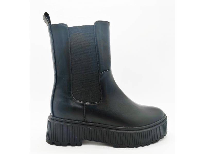 Botas de mujer antideslizantes con aumento de tacón alto de malla