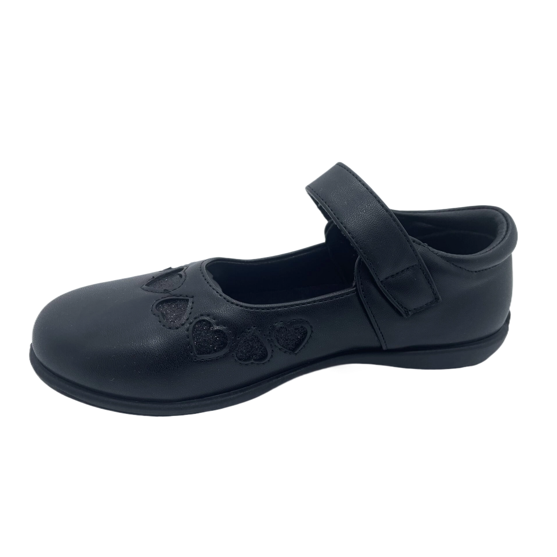 Zapatos escolares minimalistas, refinados, generosos y alegres para niña