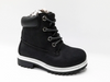 Botas antideslizantes cómodas y cálidas de alta calidad para niñas, color negro