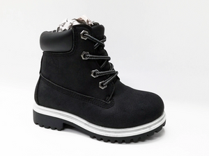 Botas antideslizantes cómodas y cálidas de alta calidad para niñas, color negro