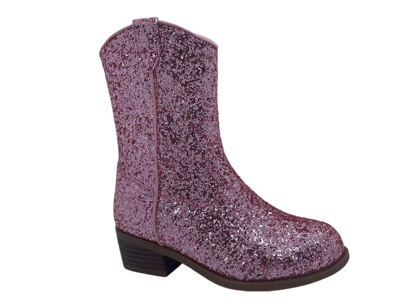 Bota de niña deslumbrante exquisita de moda con lentejuelas