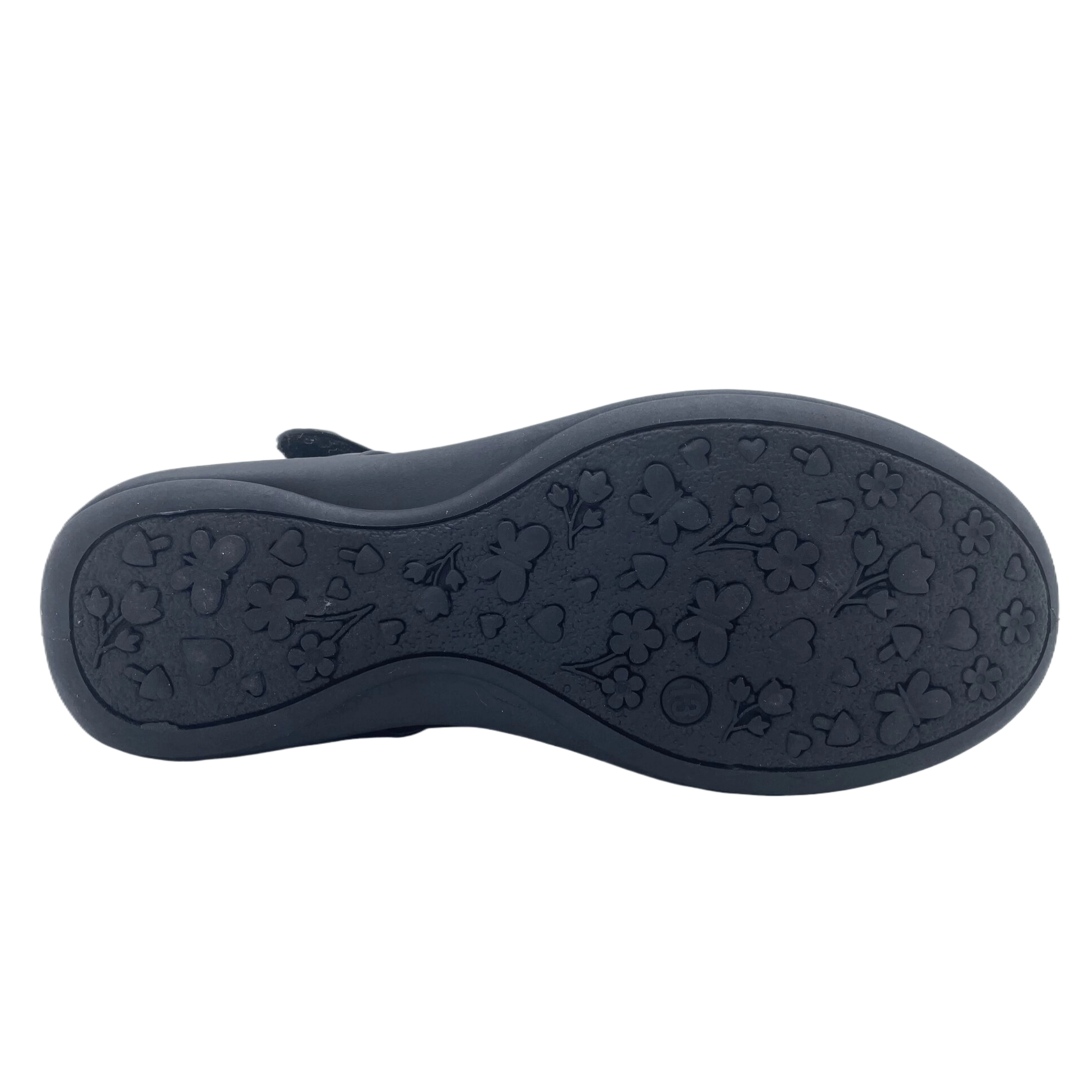 Zapatos escolares minimalistas, refinados, generosos y alegres para niña