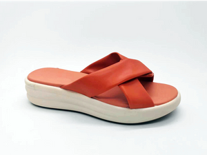 Sandalias de mujer animadas y cómodas de moda naranja
