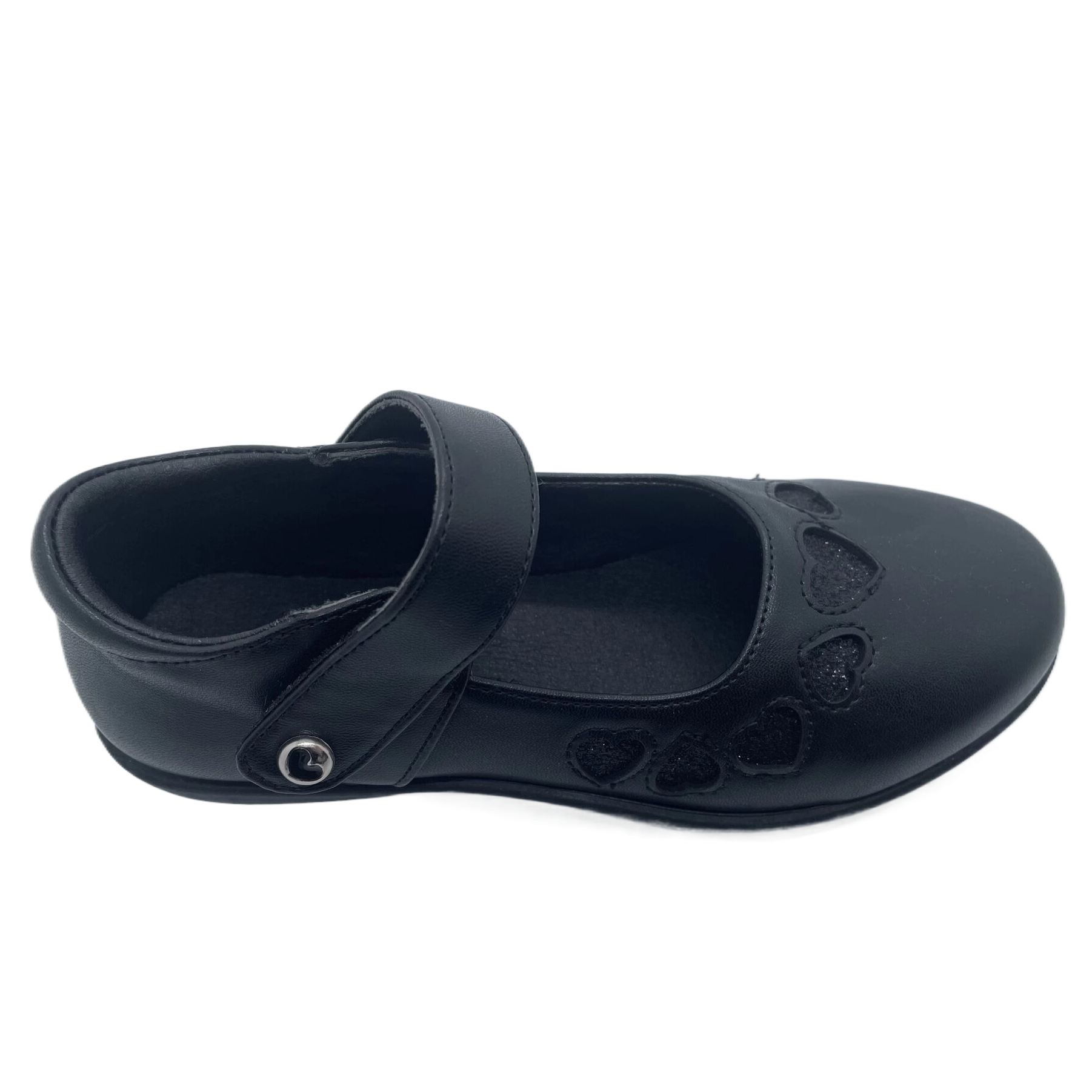 Zapatos escolares minimalistas, refinados, generosos y alegres para niña