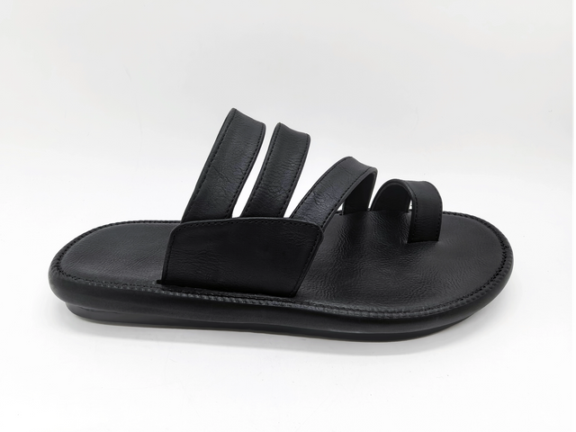Sandalias clásicas negras ideales para el verano para hombre