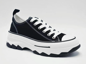 Zapatos cómodos de mujer antideslizantes, de corte bajo, exquisitos, de alta calidad, moldeados por inyección, negros 