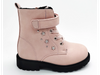 Botas rosadas planas, versátiles y cómodas para niñas.