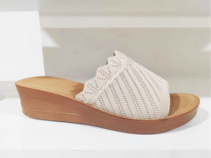 Sandalias de tacón alto suaves con aspecto elegante y exquisito
